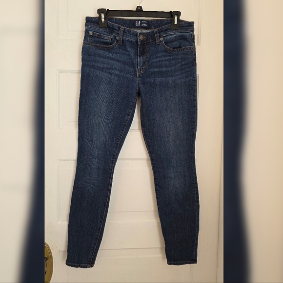 GAP Women's Deep Indigo Skinny Jeans - Picture 1 of 4
